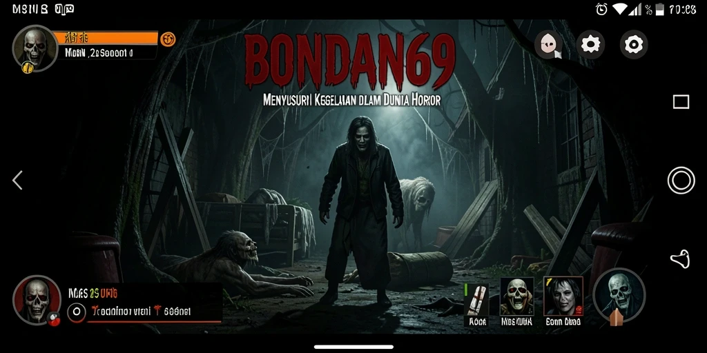 Tangkapan layar gameplay BONDAN69 yang menyeramkan dan mencekam.