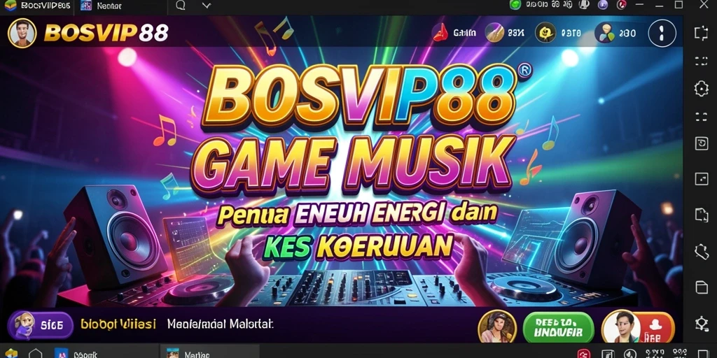 Screenshot menarik dari gameplay <strong>BOSVIP88</strong> yang menunjukkan keseruan bermain Musik.