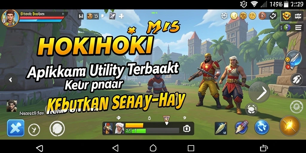 Tampilan antarmuka HOKIHOKI yang intuitif dan mudah digunakan.