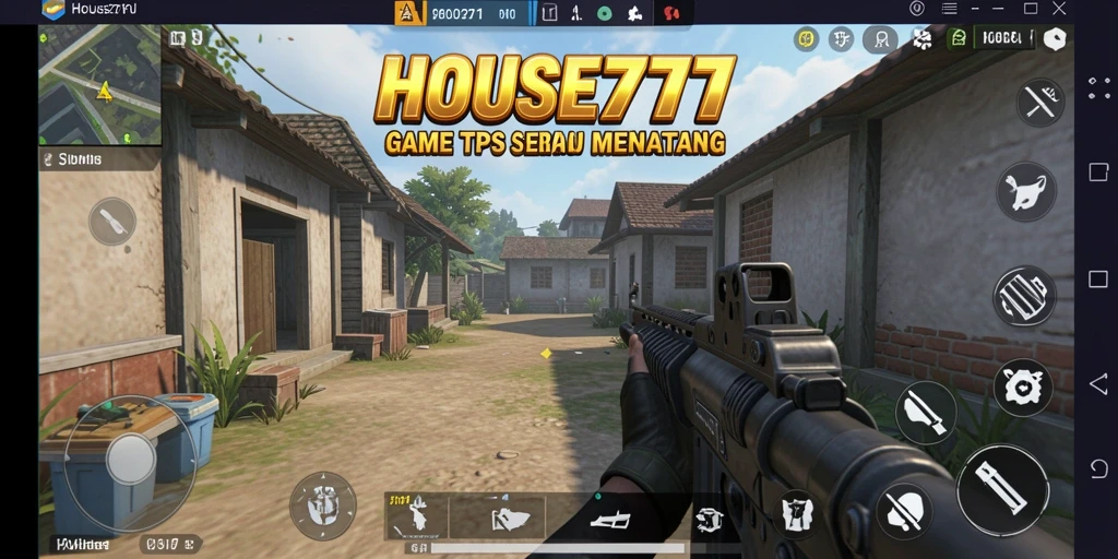 Tampilan gameplay seru dari HOUSE777 dengan aksi menegangkan.