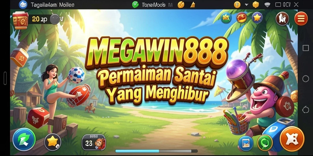 Tampilan gameplay MEGAWIN888 yang mengasyikkan dan penuh warna.