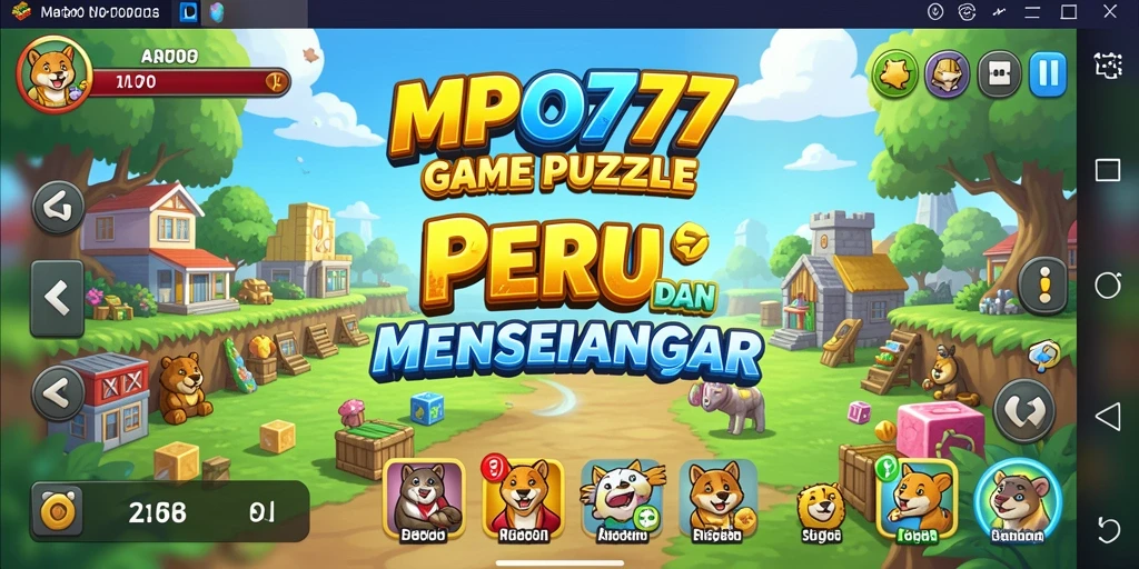 Gameplay seru dari MPO777 yang penuh dengan teka-teki menantang.