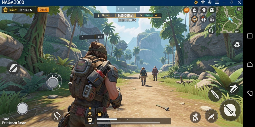 Tampilan gameplay NAGA2000 yang seru dan penuh aksi.