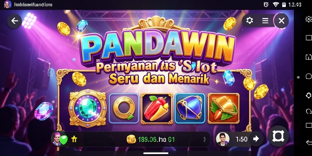 Tampilan gameplay menarik dari permainan Slot PANDAWIN.