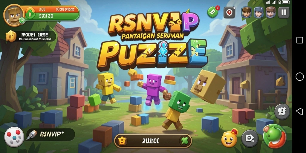 Tangkapan layar gameplay RSNVIP menunjukkan teka-teki yang menarik dan menantang.