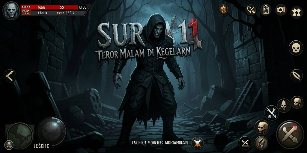 Gameplay SURGA11 yang menyeramkan, penuh kengerian dan ketegangan.